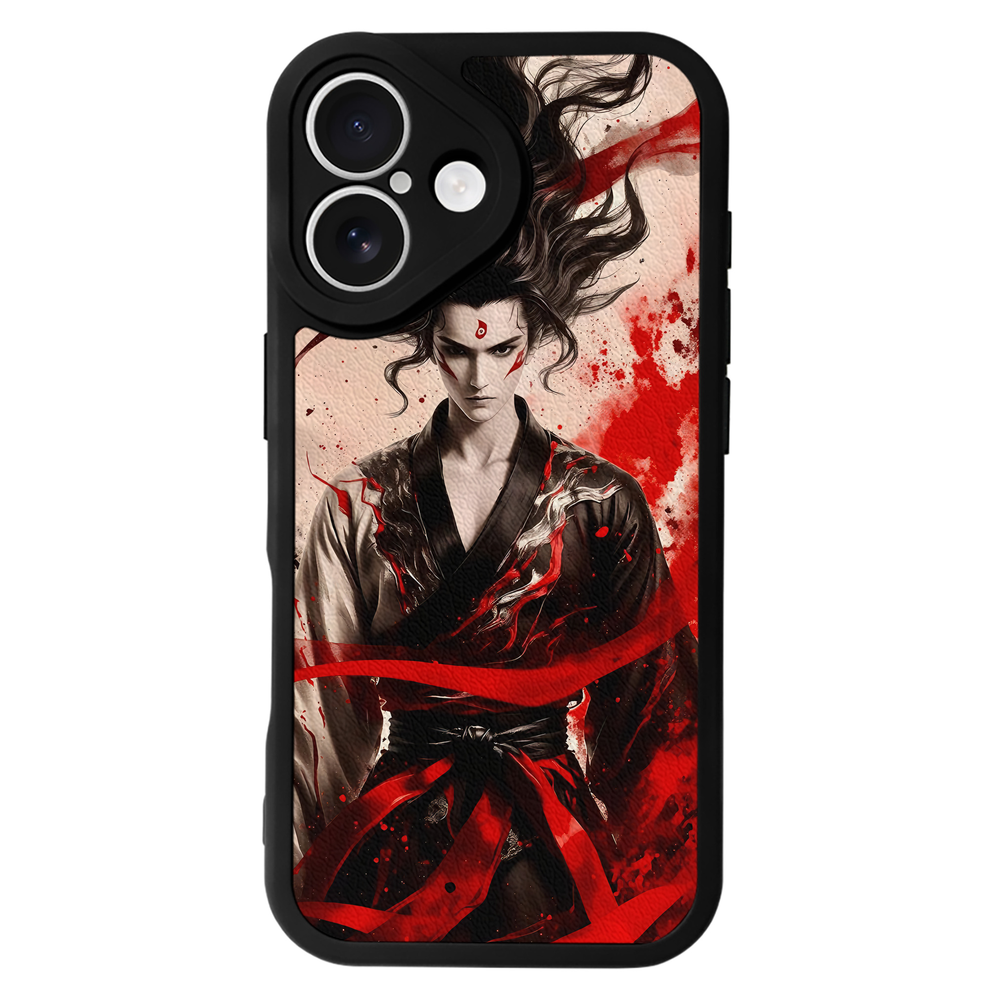 （画像用） Ne Zha 2 ナタ 魔童の大暴れ 【iPhone 16シリーズ対応】シリコンスマホケース（レザー調） 材質：シリコン